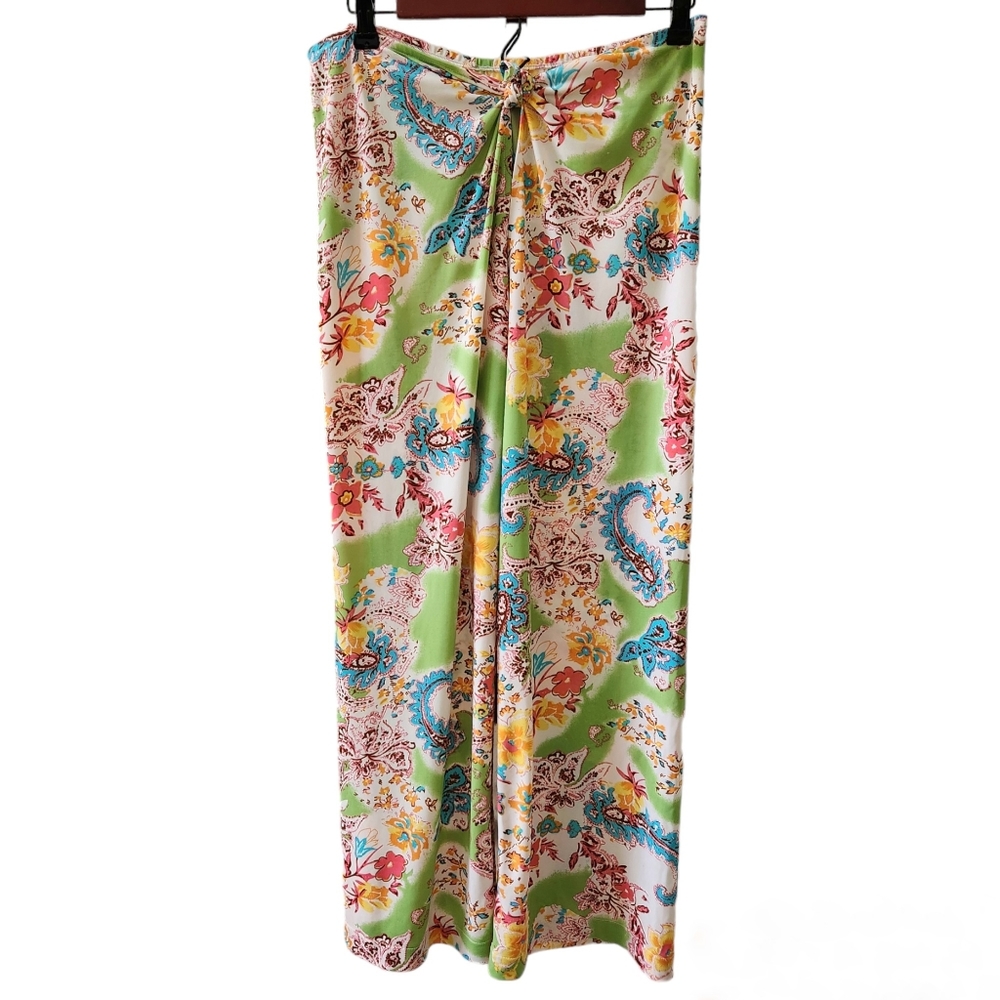 Praia printe casual cover up knot pants - Picture 6 of 12